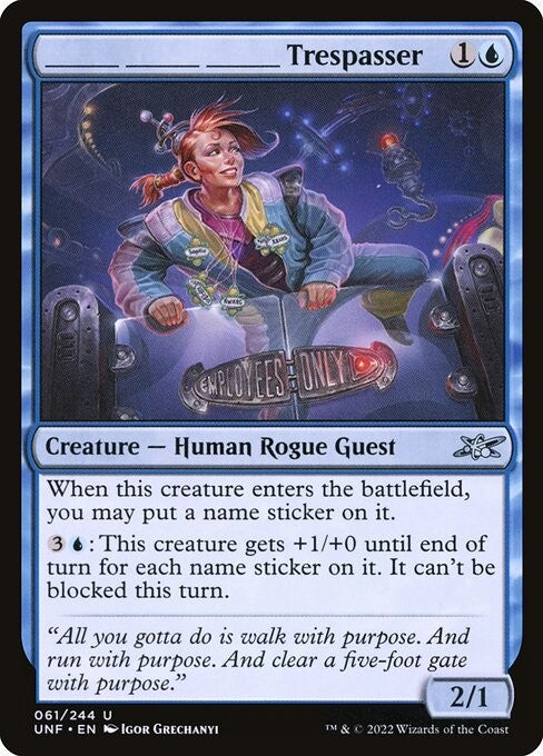 _____ _____ _____ Trespasser - UNF - Near Mint MTG