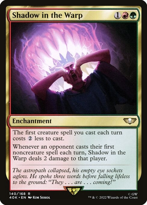 Shadow in the Warp - 40K - Near Mint MTG