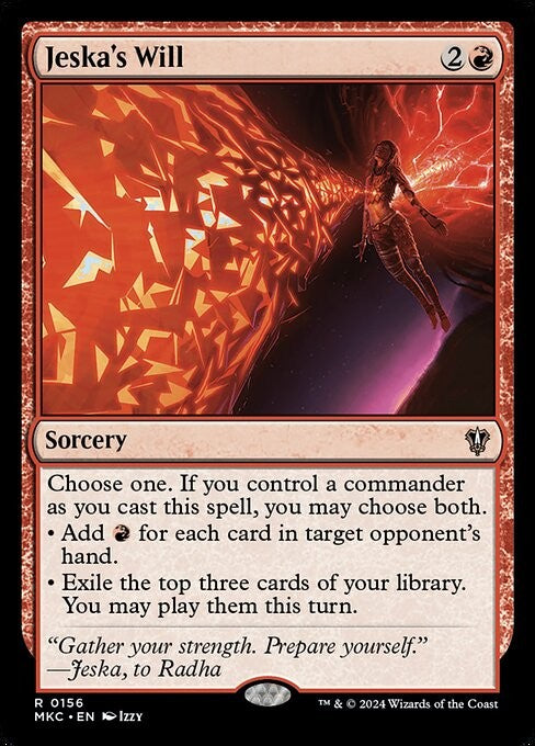 Jeska's Will - MKC - Near Mint MTG