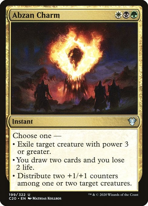 Abzan Charm - C20 - Near Mint MTG