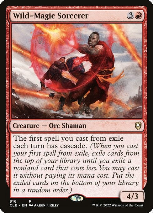 Wild-Magic Sorcerer - CLB - Near Mint MTG