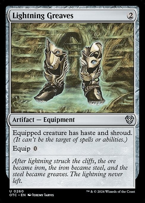 Lightning Greaves - OTC - Near Mint MTG