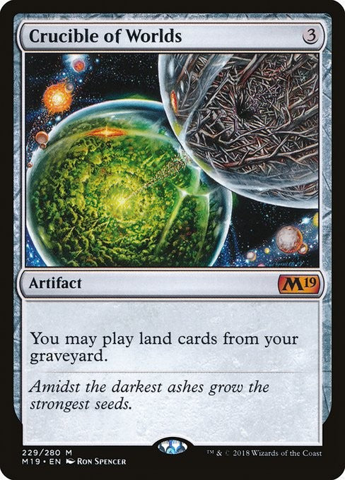 Crucible of Worlds - M19 - Near Mint MTG