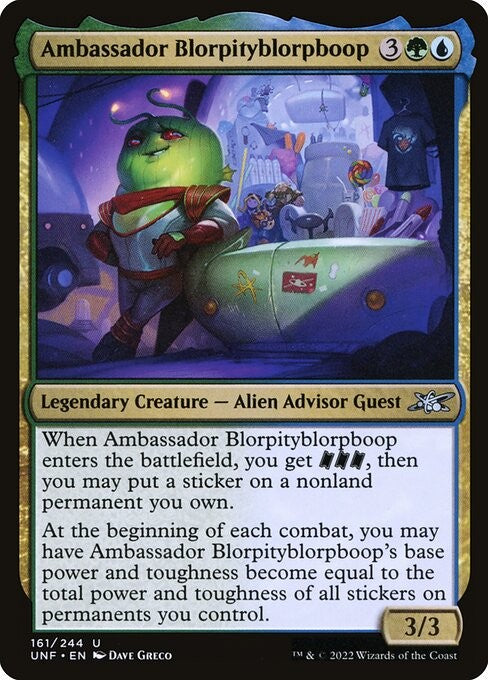 Ambassador Blorpityblorpboop - UNF - Near Mint MTG