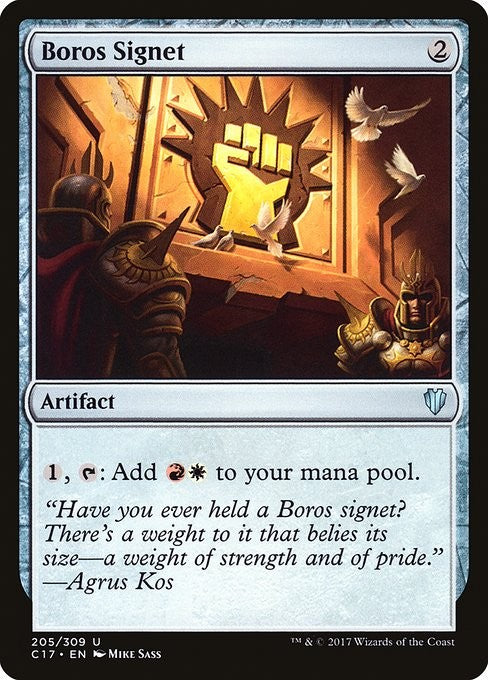 Boros Signet - C17 - Near Mint MTG