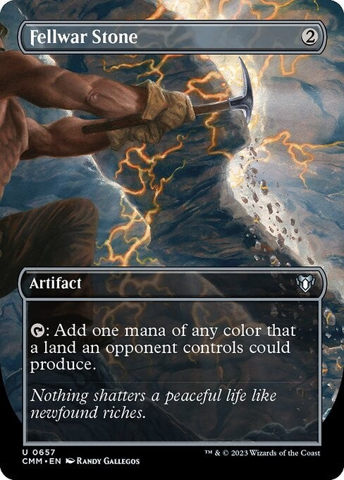 FOIL - Fellwar Stone - CMM - Near Mint MTG