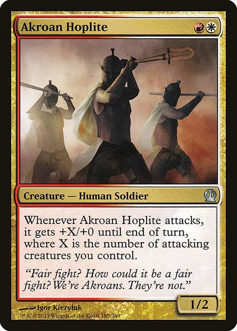 Akroan Hoplite - THS - Near Mint MTG