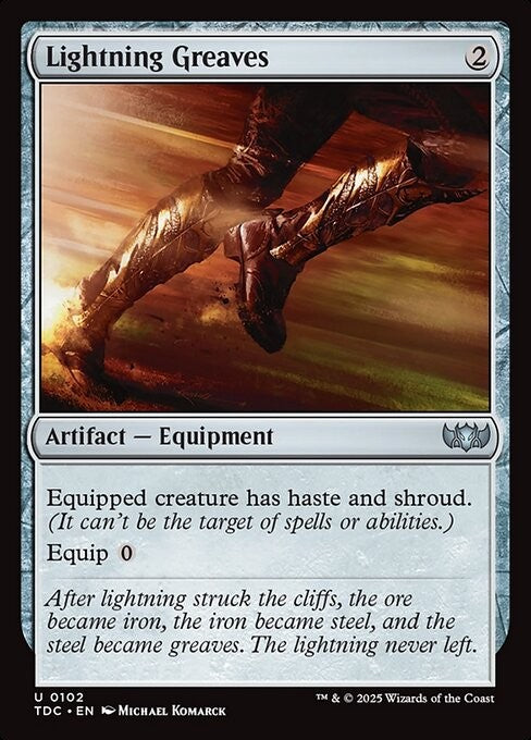 Lightning Greaves - TDC - Near Mint MTG