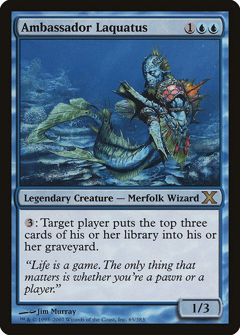 Ambassador Laquatus - 10E - Near Mint MTG