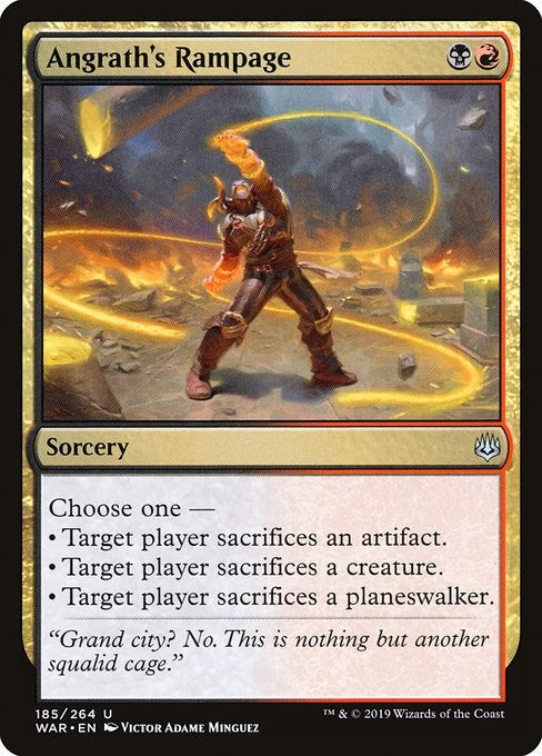 Angrath's Rampage - WAR - Near Mint MTG