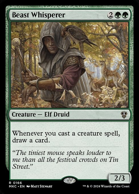 Beast Whisperer - MKC - Near Mint MTG