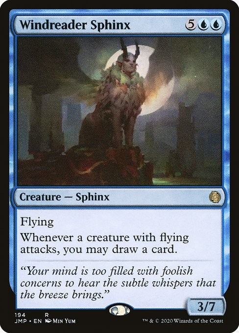 Windreader Sphinx - JMP - Near Mint MTG
