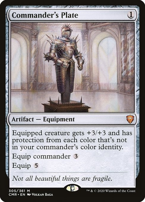 Commander's Plate - CMR - Near Mint MTG