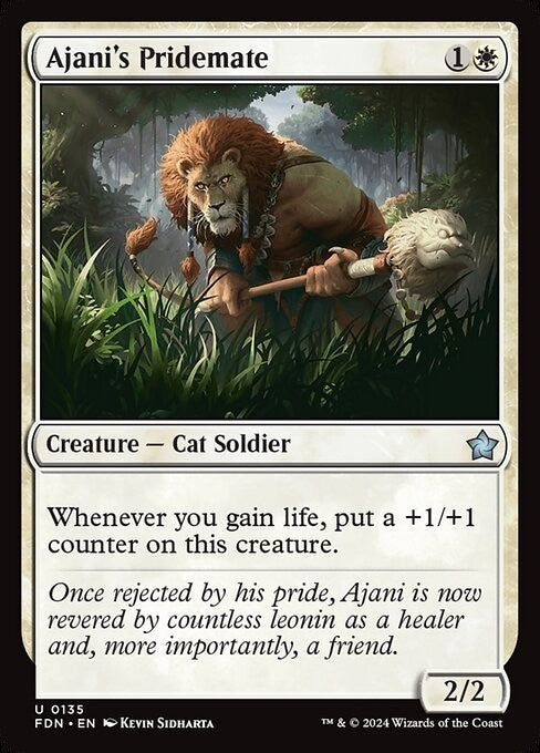 Ajani's Pridemate - FDN - MTG