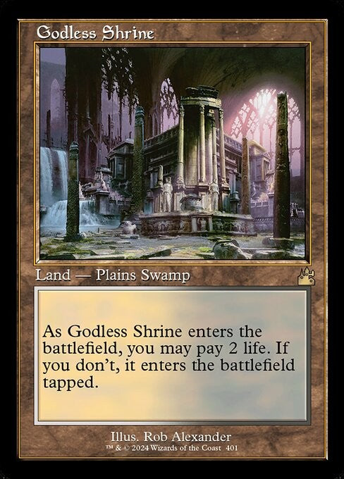 Godless Shrine - RVR - Near Mint MTG