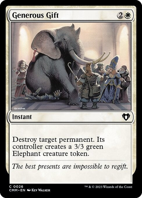 Generous Gift - CMM - Near Mint MTG