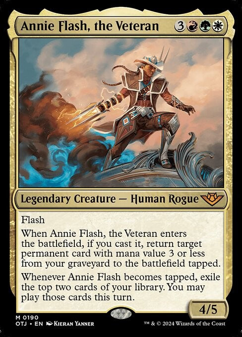 Annie Flash, the Veteran - OTJ - Near Mint MTG