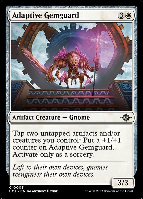 Adaptive Gemguard - LCI - Near Mint MTG