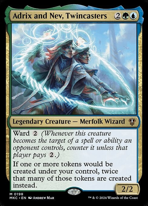 Adrix and Nev, Twincasters - MKC - Near Mint MTG