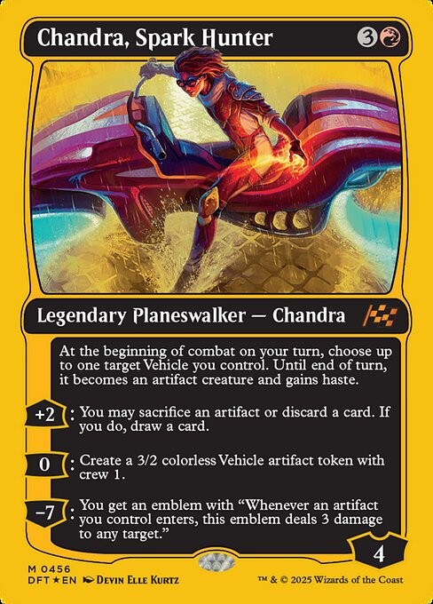 FOIL - Chandra, Spark Hunter - DFT - Near Mint MTG