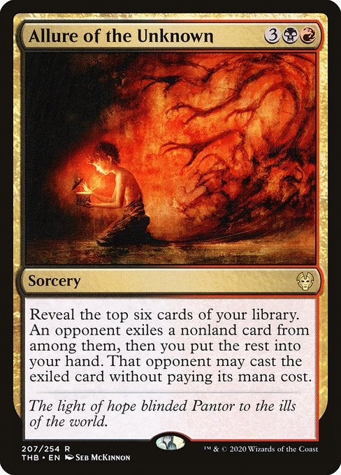 Allure of the Unknown - THB - Near Mint MTG