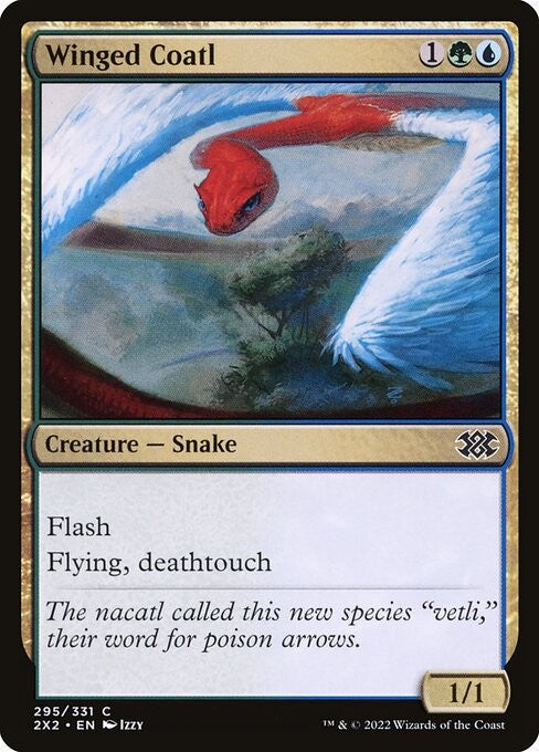 Winged Coatl - 2X2 - Near Mint MTG