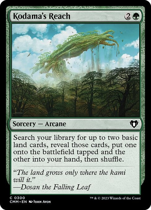 Kodama's Reach - CMM - Near Mint MTG