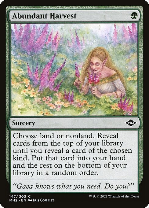 Abundant Harvest - MH2 - Near Mint MTG