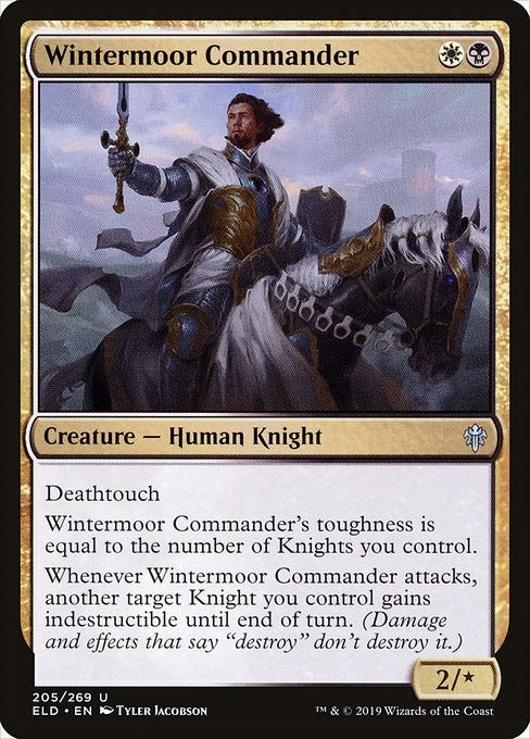 Wintermoor Commander - ELD - Near Mint MTG
