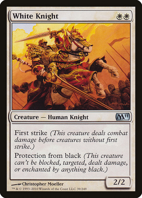 White Knight - M11 - Near Mint MTG