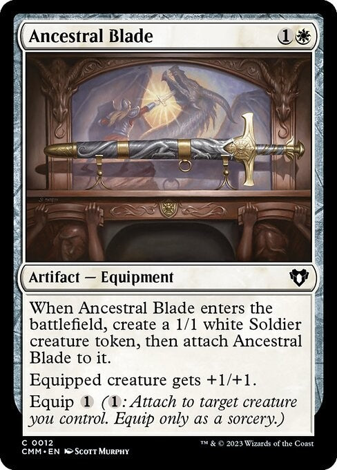 Ancestral Blade - CMM - Near Mint MTG