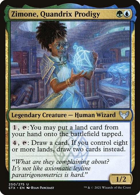 Zimone, Quandrix Prodigy - STX - Near Mint MTG