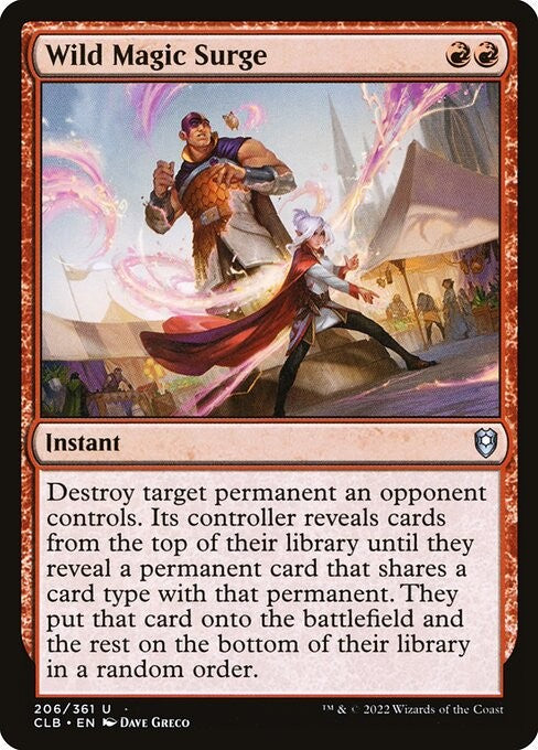 Wild Magic Surge - CLB - Near Mint MTG