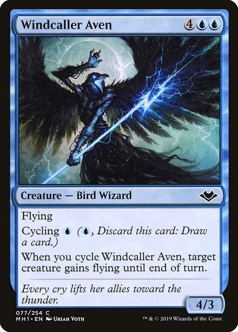 Windcaller Aven - MH1 - Near Mint MTG