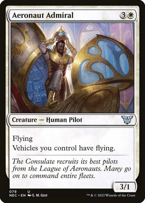 Aeronaut Admiral - NEC - Near Mint MTG