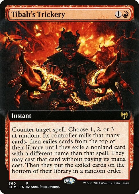 FOIL - Tibalt's Trickery - KHM - Near Mint MTG