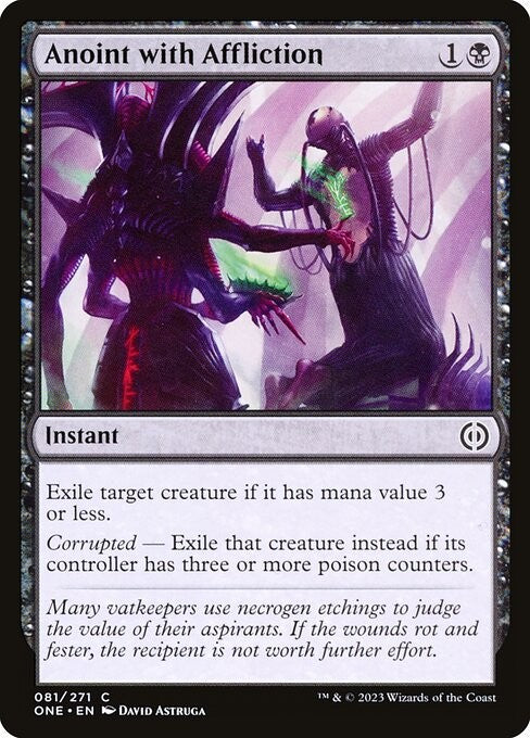 Anoint with Affliction - ONE - Near Mint MTG