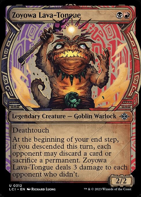 Zoyowa Lava-Tongue - LCI - Near Mint MTG