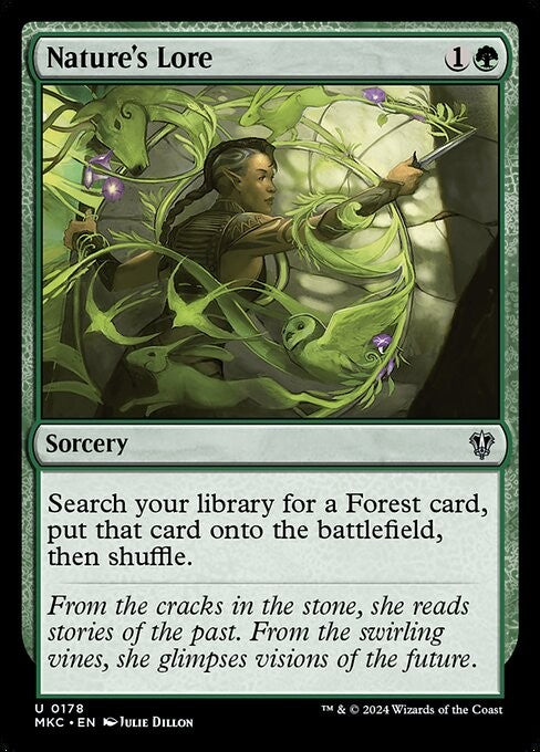 Nature's Lore - MKC - Near Mint MTG