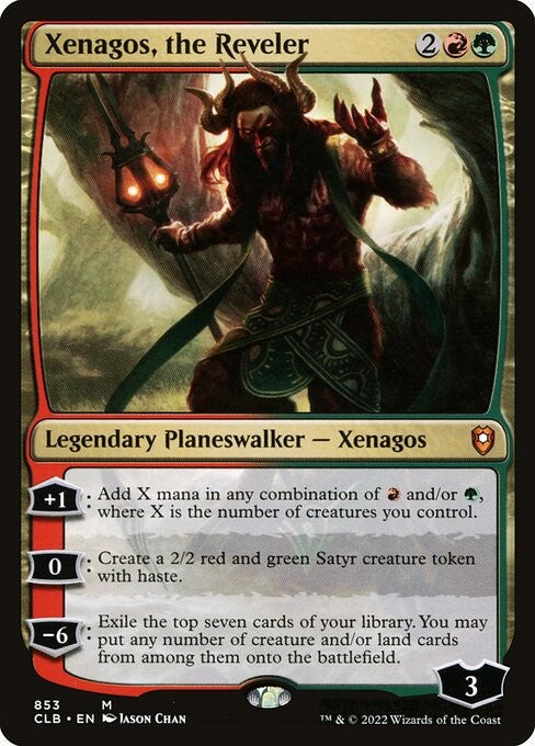 Xenagos, the Reveler - CLB - Near Mint MTG