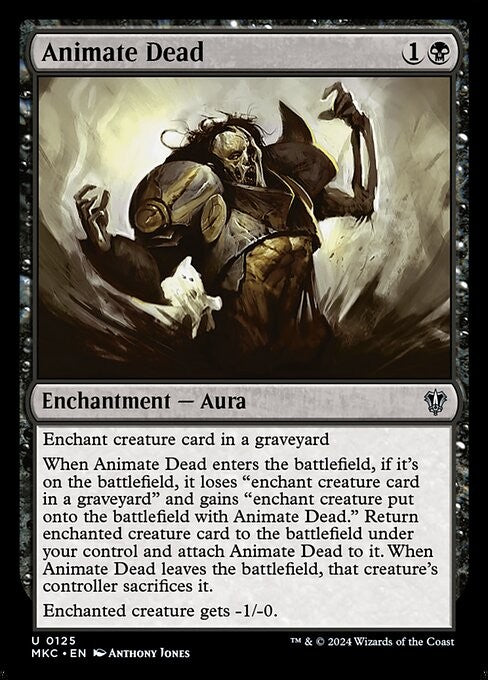 Animate Dead - MKC - Near Mint MTG