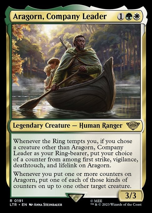 Aragorn, Company Leader - LTR - Near Mint MTG