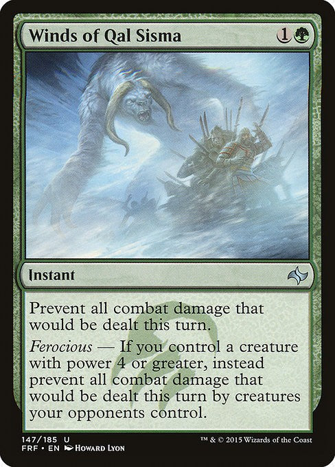 Winds of Qal Sisma - FRF - Near Mint MTG