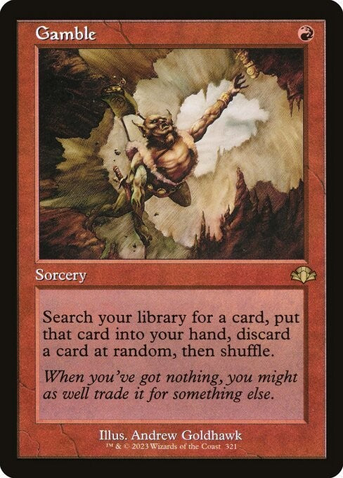Gamble - DMR - Near Mint MTG