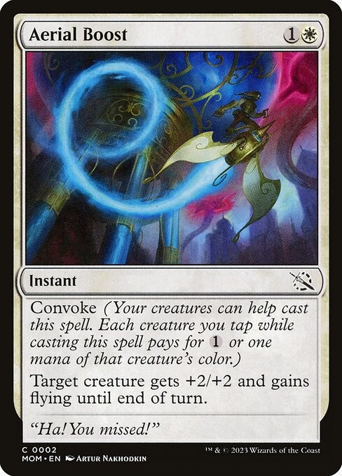 Aerial Boost - MOM - Near Mint MTG