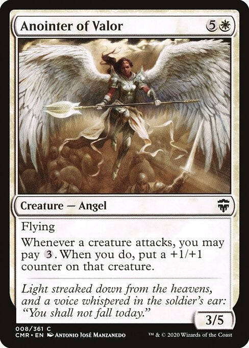 Anointer of Valor - CMR - Near Mint MTG