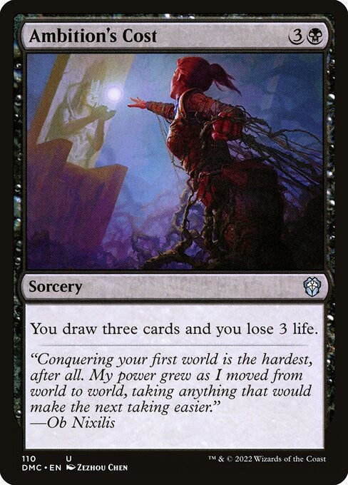 Ambition's Cost - DMC - Near Mint MTG