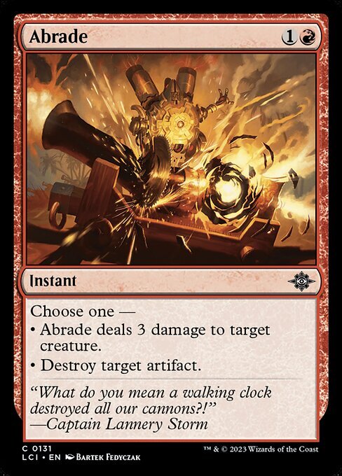 Abrade - LCI - Near Mint MTG
