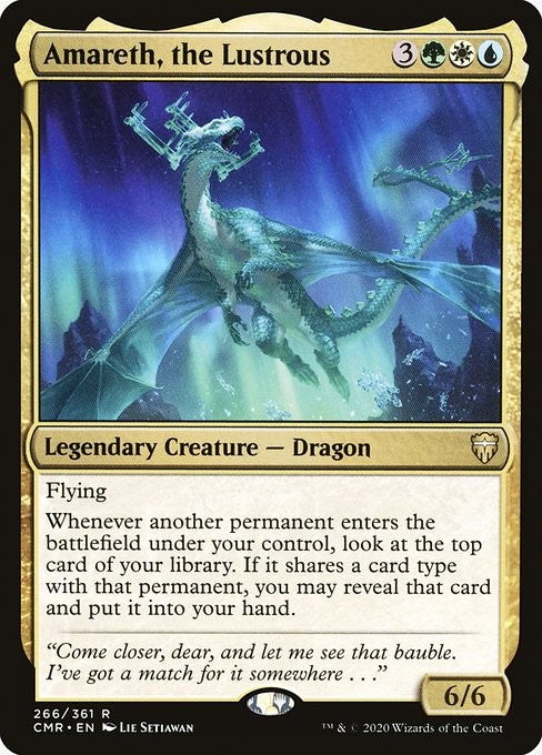 Amareth, the Lustrous - CMR - Near Mint MTG