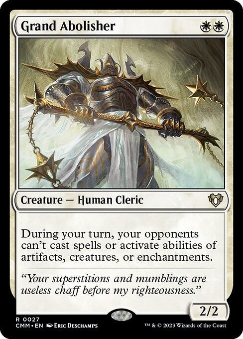 Grand Abolisher - CMM - Near Mint MTG